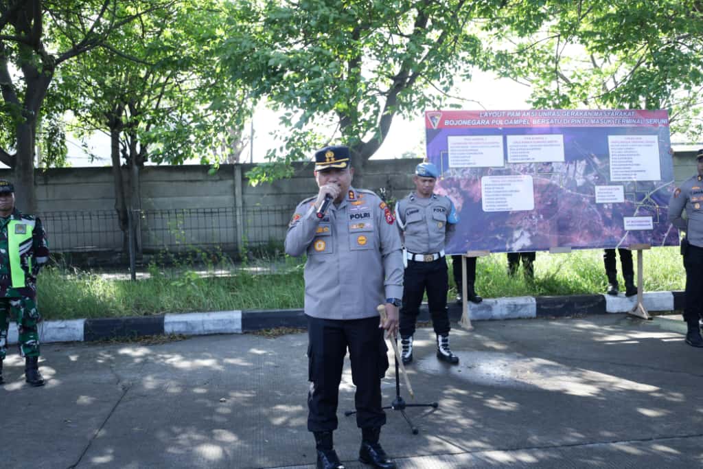 331 Personel Gabungan Amankan Aksi Unjuk Rasa Di Cilegon