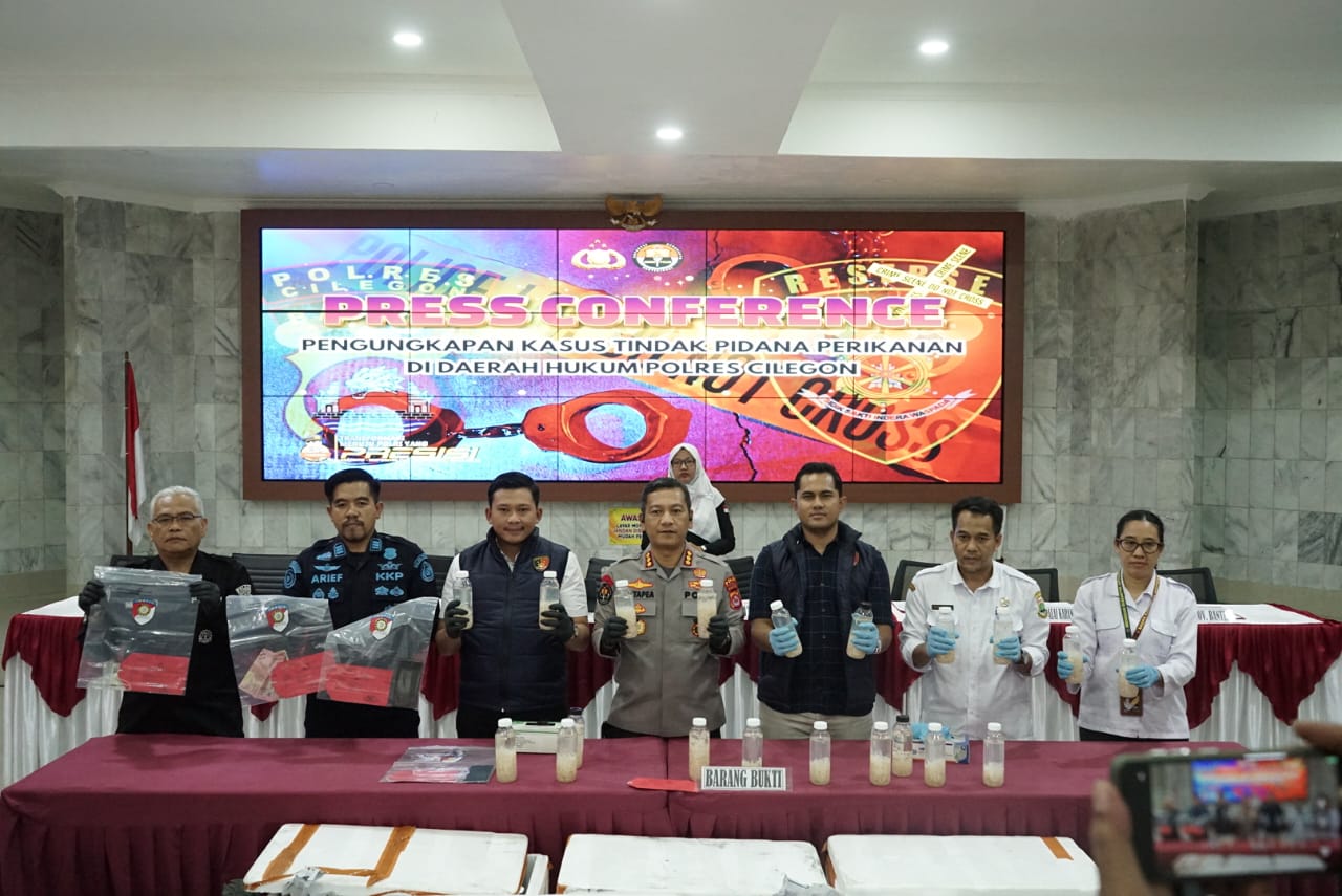 Gagalkan Penyelundupan 50 Ribu Benih Bening Lobster, Polres Cilegon Selamatkan Potensi Kerugian Negara Rp7,5 Miliar